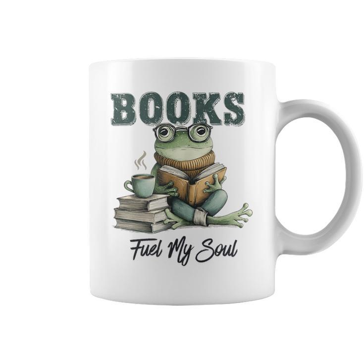 Books Fuel My Soul Graphic Print Coffee Mug Books Fuel My Soul Graphic Print Coffee Mug