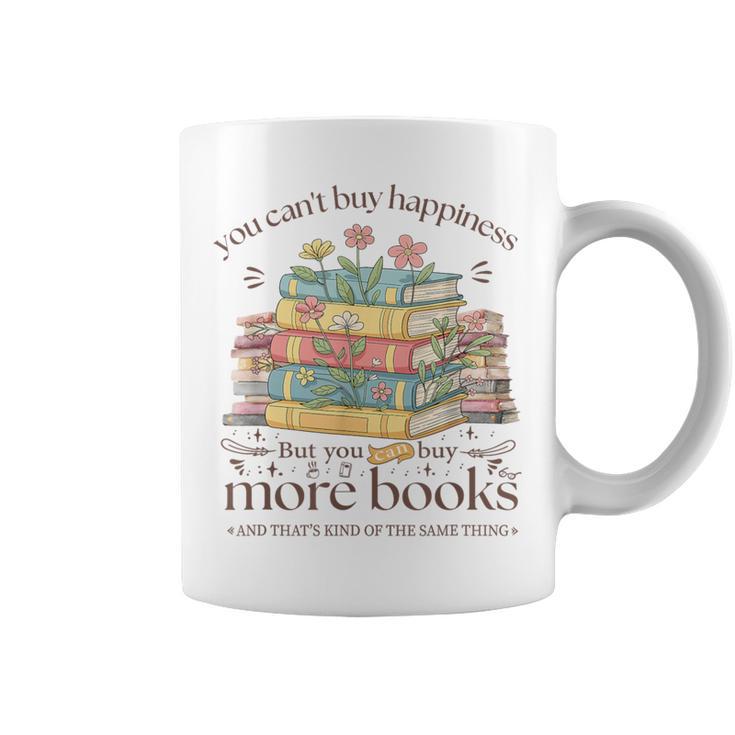 Books Reading Lovers Bookworm You Can Buy More Books Graphic Print Coffee Mug