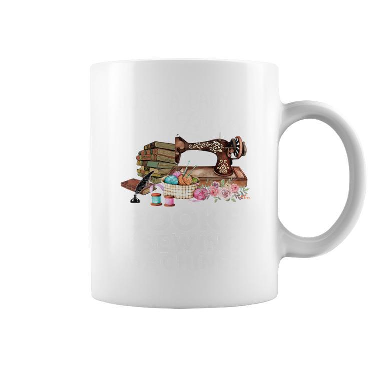 BOOKS AND SEWING QUILTING Quilting FOR MEN & WOMEN Graphic Print Coffee Mug