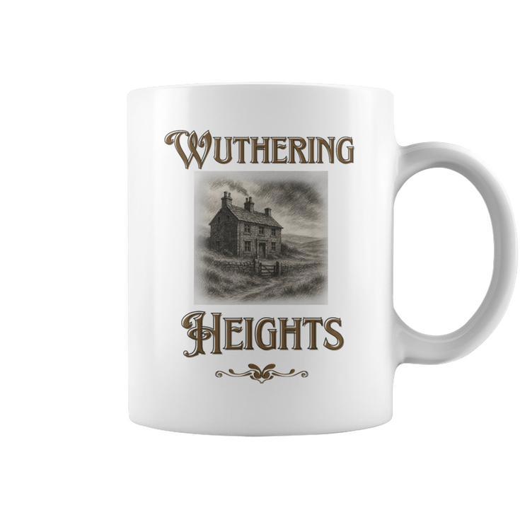 Bronte Novel Wuthering Heights Moorland Gothic Book Cover Graphic Print Coffee Mug