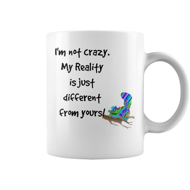 Cheshire Cat Alice In Wonderland Costume Book Quote Graphic Print Coffee Mug