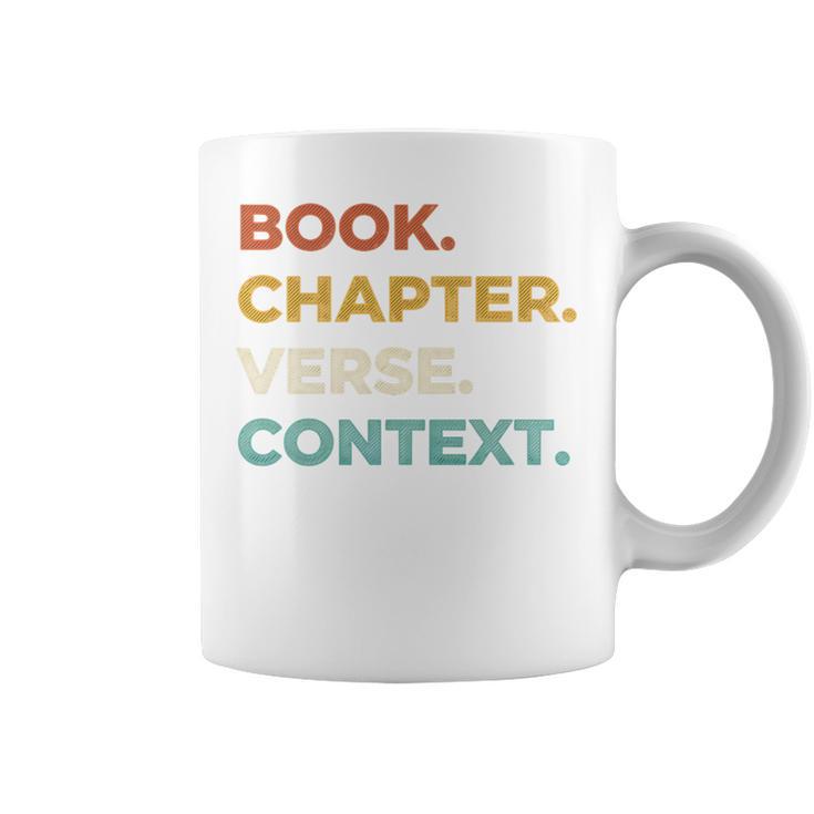 Christian Bible Study Book Chapter Verse Context Scripture Premium Tri-Blend Graphic Print Coffee Mug