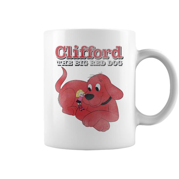 Clifford The Big Red Dog Clifford And Emily Book Cover Premium Tri-Blend Graphic Print Coffee Mug