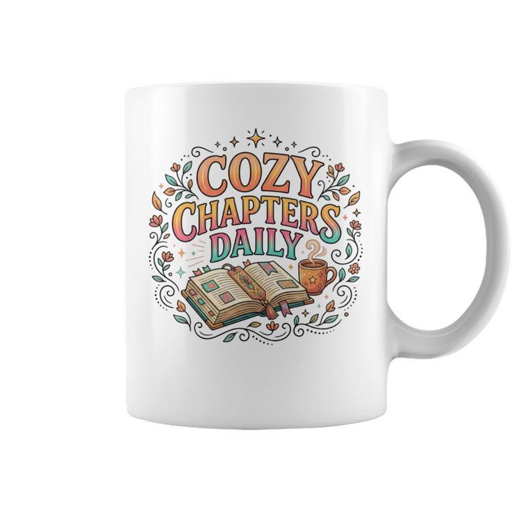 Cozy Reading Habit Daily Book Lover Lifestyle Graphic Print Coffee Mug