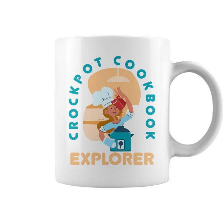 Crockpot Cookbook Baking Cooking Lovers Chef Cook Bakers Graphic Print Coffee Mug