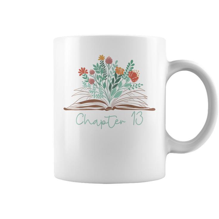 Cute 13th Birthday Chapter 13 Official Teenager Book Lover Graphic Print Coffee Mug