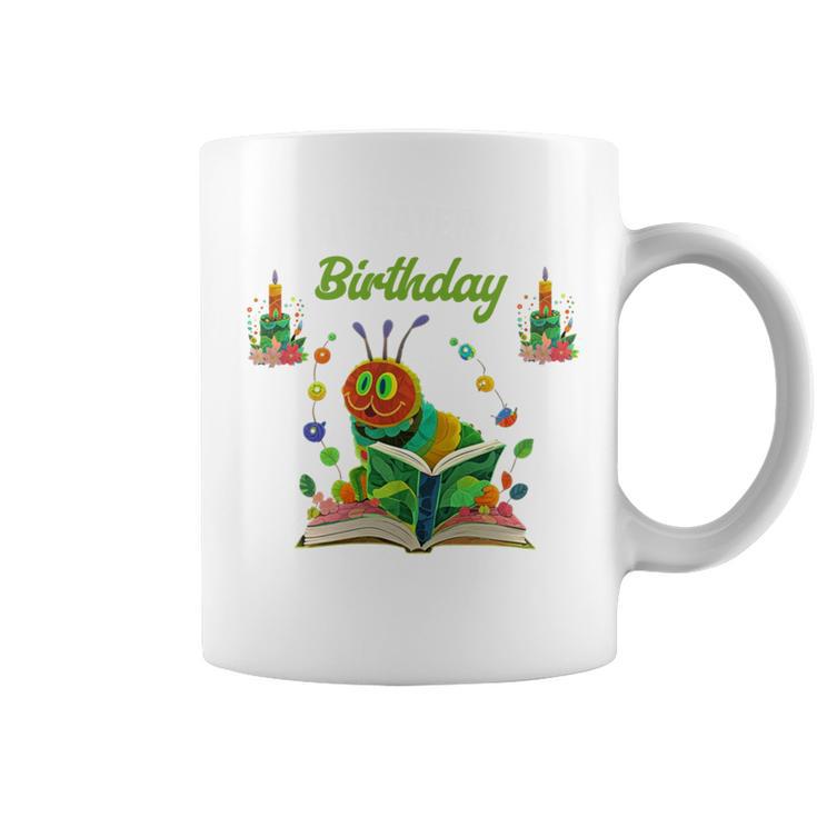 Dad Of Caterpillar Birthday Reading Books Lovers Graphic Print Coffee Mug Dad Of Caterpillar Birthday Reading Books Lovers Graphic Print Coffee Mug