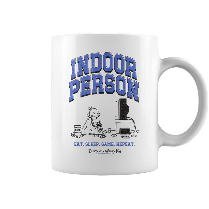 DOAWK Indoor Person Eat Sleep Game Repeat Book Series Graphic Print Coffee Mug