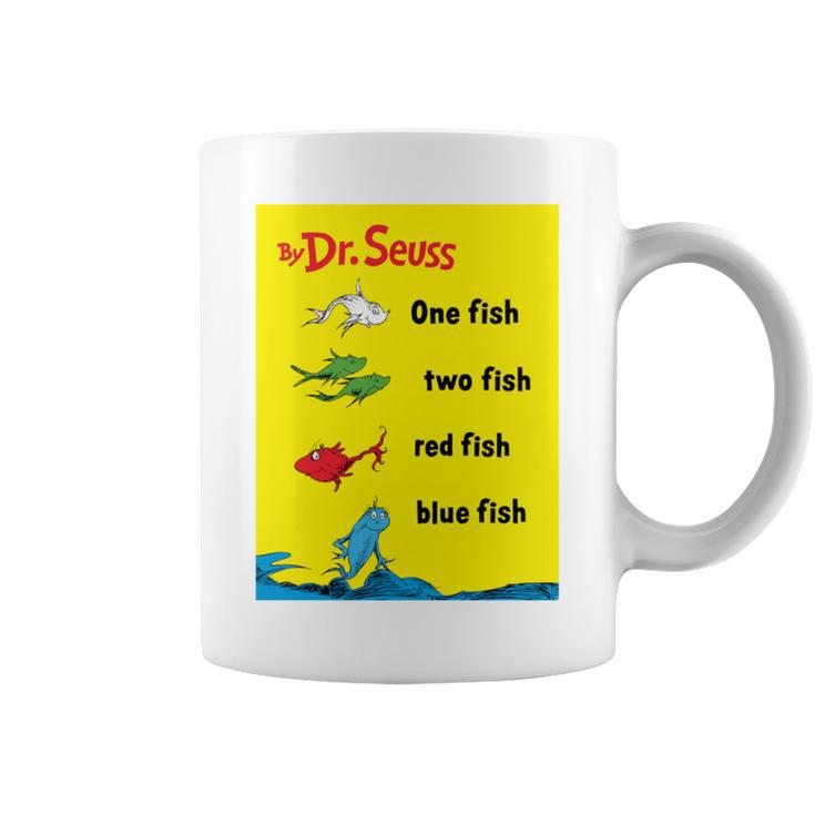 Dr Seuss One Fish Two Fish Book Cover Graphic Print Coffee Mug
