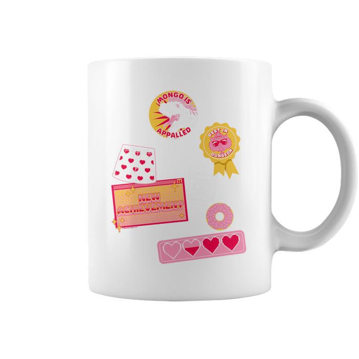 Dungeon Crawler Carl Colorful Sticker Collage LitRPG Book Premium Tri-Blend Graphic Print Coffee Mug Dungeon Crawler Carl Colorful Sticker Collage LitRPG Book Premium Tri-Blend Graphic Print Coffee Mug