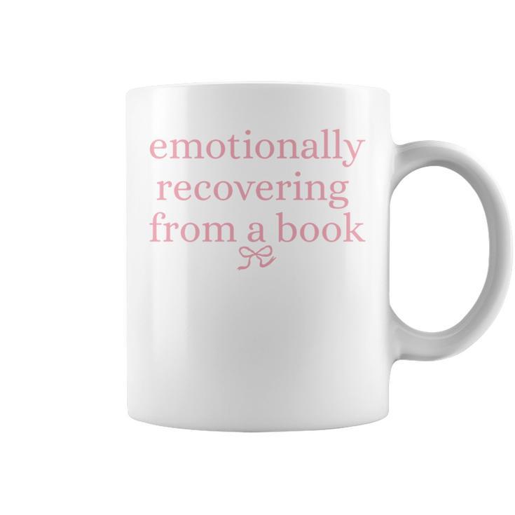 Emotionally Recovering From a Book Bookish Graphic Print Coffee Mug