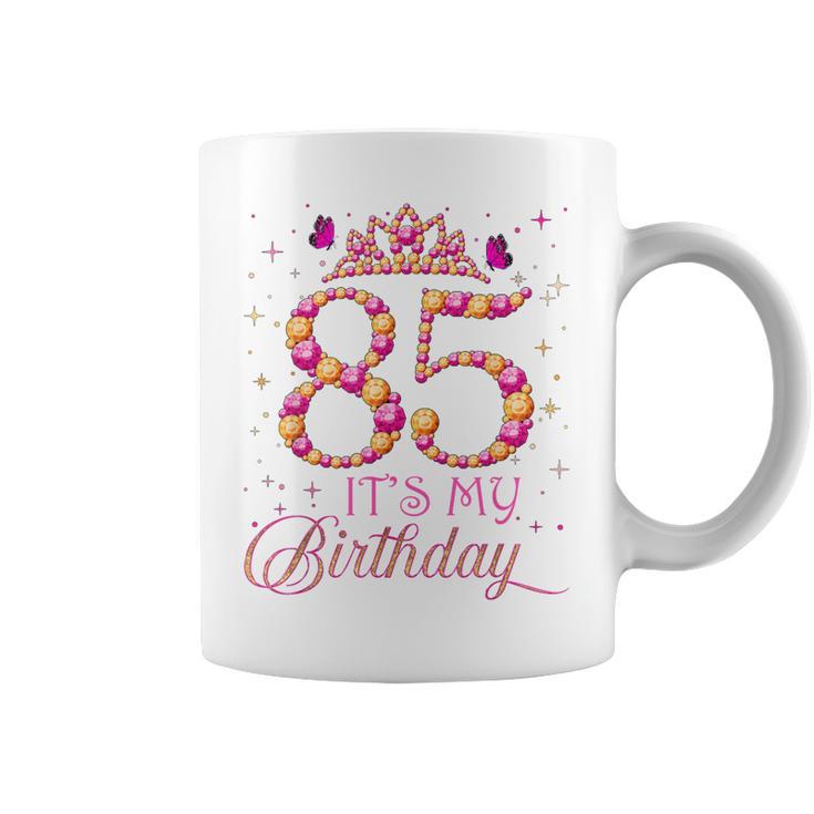 Es Mi 85 Cumpleaños Regalo 85 Años Cumpleaños Reina Taza de café