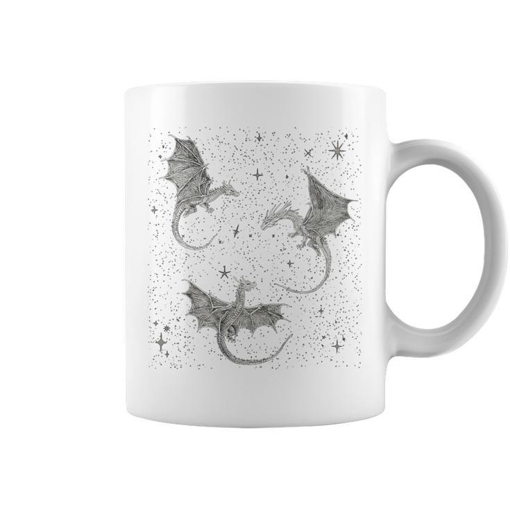 Flying Dragon Fantasy Reader For Bookworm Book Lovers Premium Tri-Blend Graphic Print Coffee Mug Flying Dragon Fantasy Reader For Bookworm Book Lovers Premium Tri-Blend Graphic Print Coffee Mug