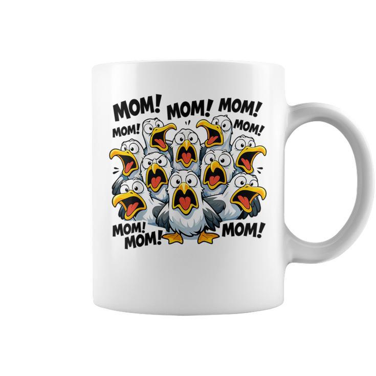 Seagull Mom Mother's Day Bird Animal Mother Bird Coffee Mug