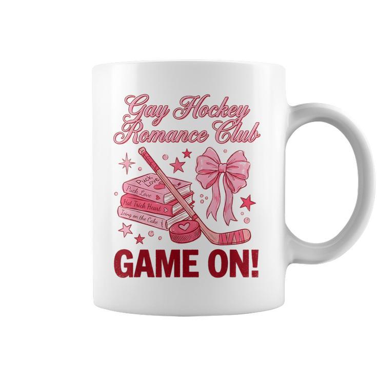 Gay Hockey Romance Club Bookish Smutty Spicy Book Lover Graphic Print Coffee Mug