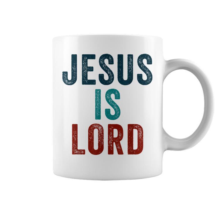 Jesus Is Lord – Christian Faithintage Born-Again Graphic コーヒーマグ
