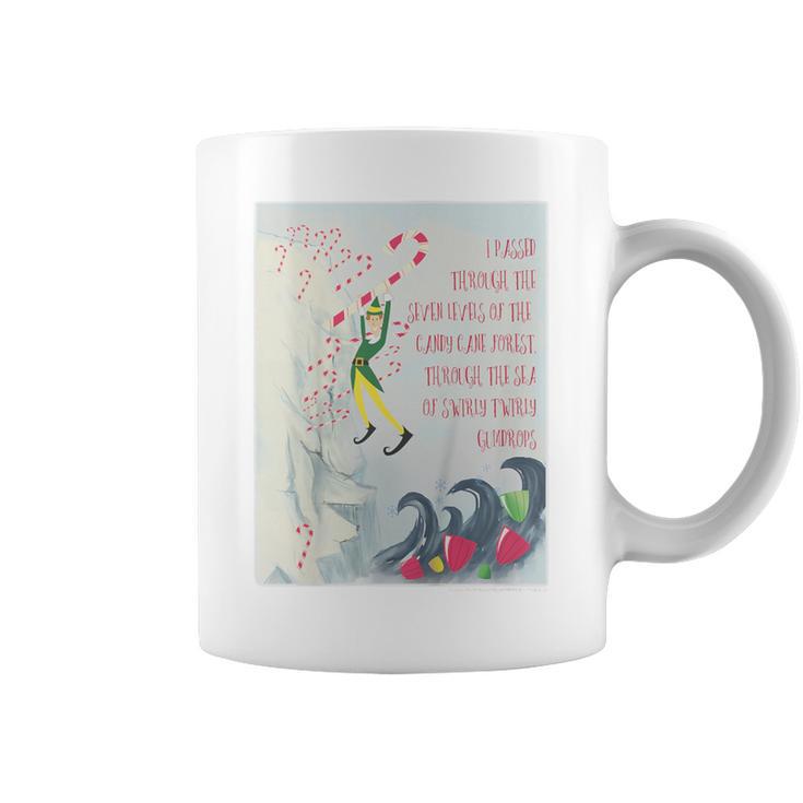 Kids Elf Swirly Twirly Gumdrops Book Page Poster Graphic Print Coffee Mug