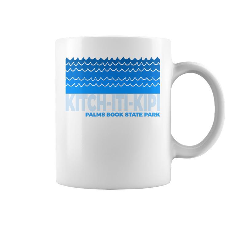 Kitch-Iti-Kipi MI Kitch-Iti-Kipi Palms Book Park Michigan Premium Tri-Blend Graphic Print Coffee Mug