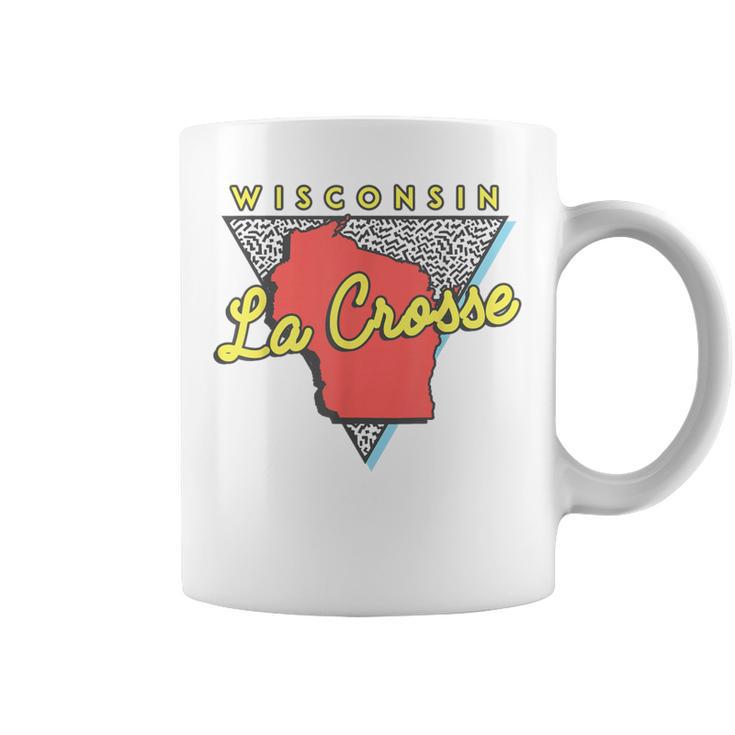 La Crosse ウィスコンシン ヴィンテージ Wi レトロ トライアングル コーヒーマグ