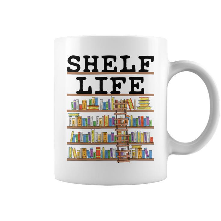 Librarian Book Lover Reader Shelf Bookshelf Women Graphic Print Coffee Mug