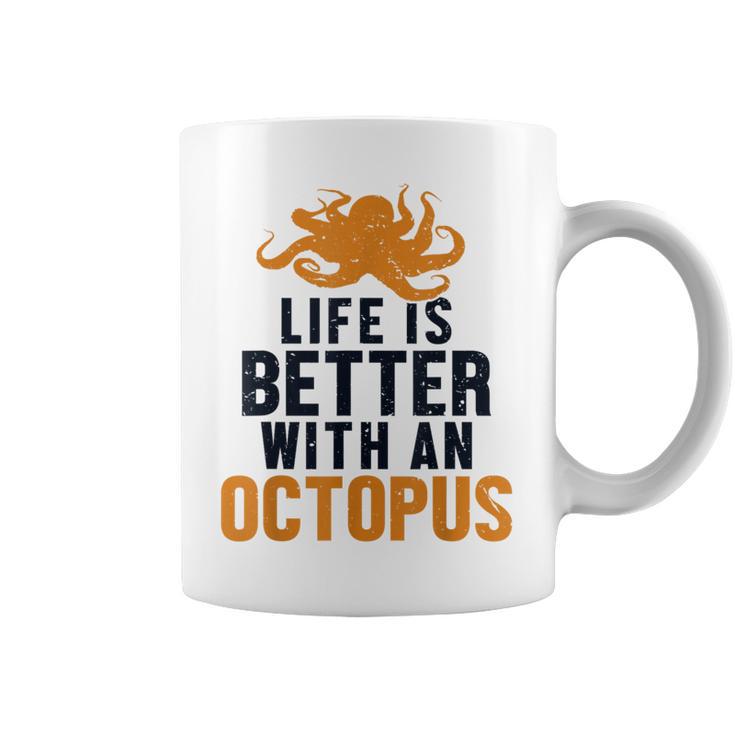 Life Is Better With An Octopus Cephalopoda 蛸 コーヒーマグ