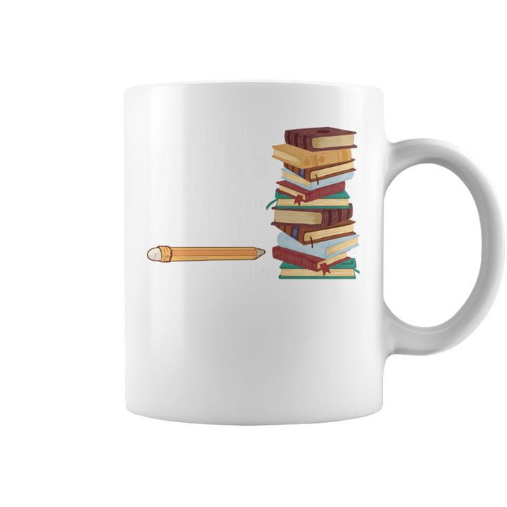 Life Without Books Is Like An Unsharpened Pencil Bookworm Graphic Print Coffee Mug