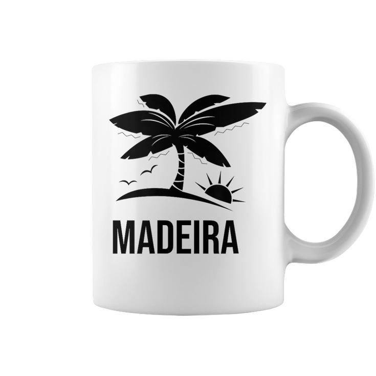 Madère Palmieracances Coucher Deoleil Plage Océan Tasse