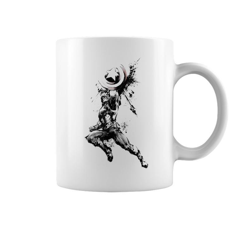 Marvel Captain America Steve Rogers Comic Book Graphic Print Coffee Mug