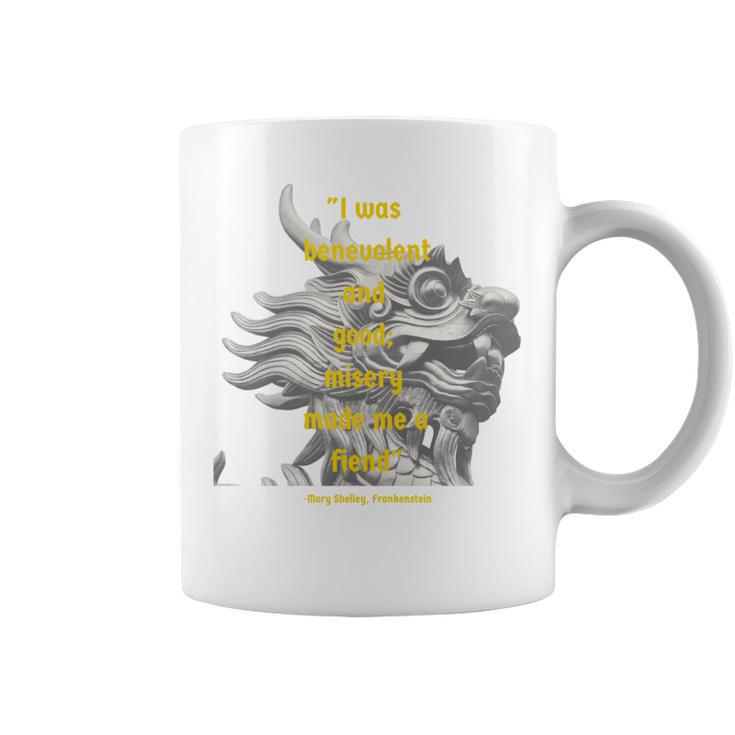 Mary Shelley Frankenstein Quote Book Lover Graphic Print Coffee Mug