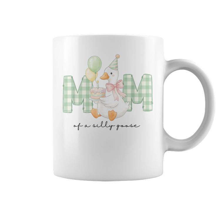 Mom Of The Silly Goose Birthday Matching Family Outfit Coffee Mug