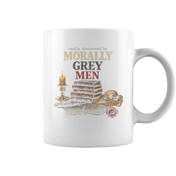 Morally Grey Men Reader Spicy Book Lover Graphic Print Coffee Mug
