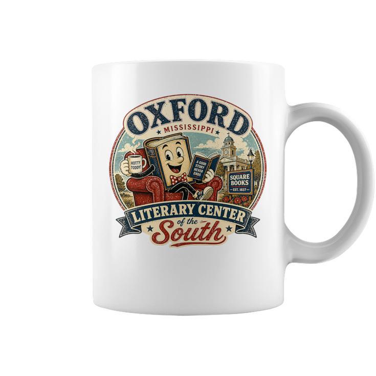 Oxford Mississippi Literary Center Book Lover Vintage Premium Tri-Blend Graphic Print Coffee Mug