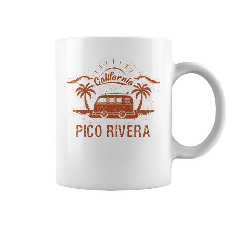Pico Rivera Ca カリフォルニア レトロ ビンテージ サーフィン ビーチ 長袖tシャツ コーヒーマグ