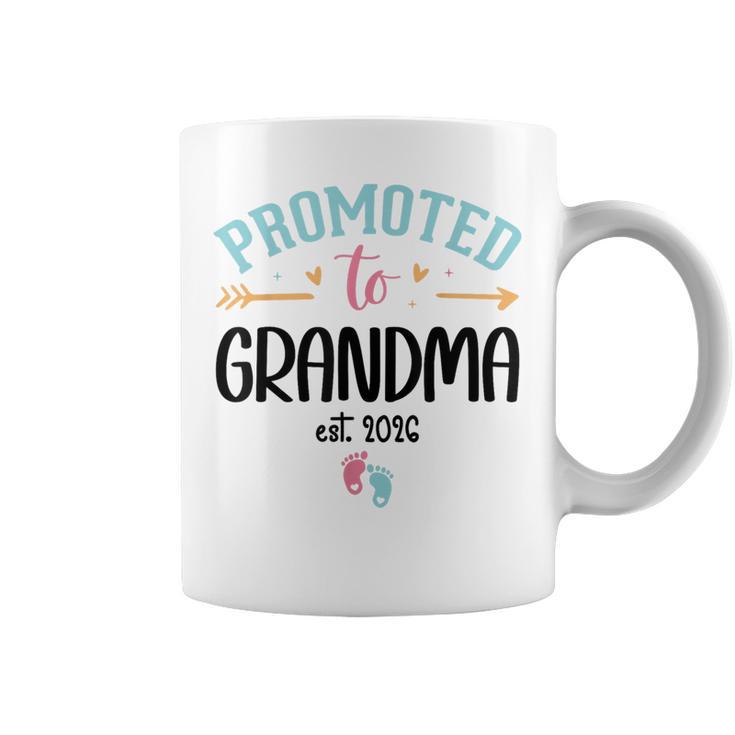 Promoted To Grandma Est 2026 Nana First Time Grandmother '26 コーヒーマグ