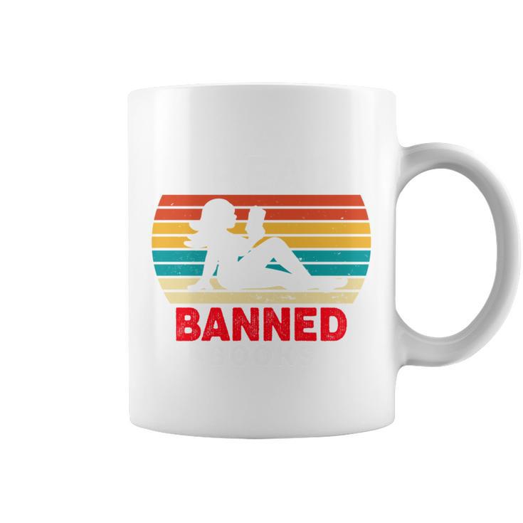 I Read Banned Book Bookworm Reader Nerd Bookish Librarian Graphic Print Coffee Mug