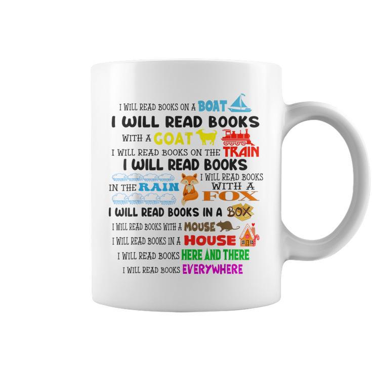 Read My Shirt Day For Kids Boy Girls i Will Read Books Graphic Print Coffee Mug