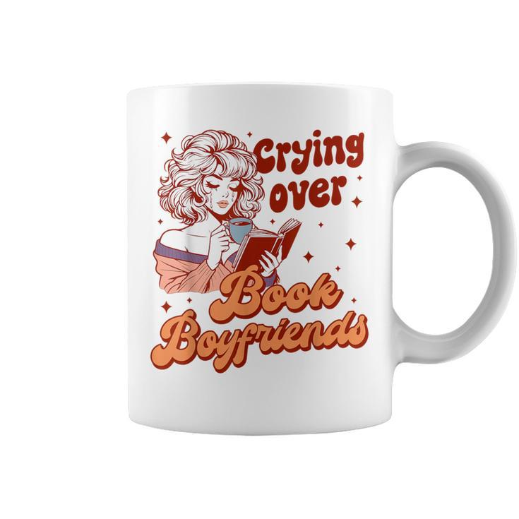 Reading Book Lover Bookish Crying Over Book Boyfriends Graphic Print Coffee Mug