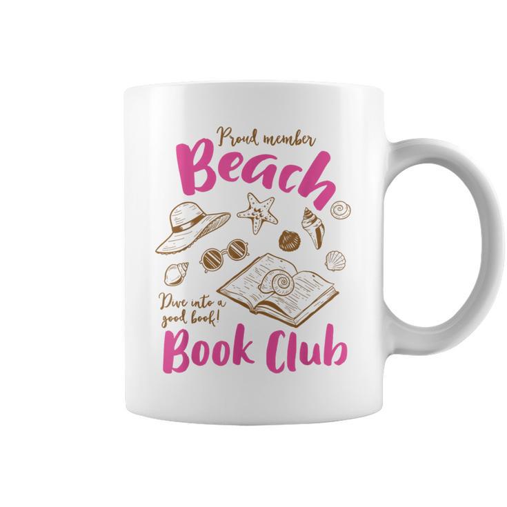 Reading Book Lover Bookish Proud Member Beach Book Club Graphic Print Coffee Mug Reading Book Lover Bookish Proud Member Beach Book Club Graphic Print Coffee Mug