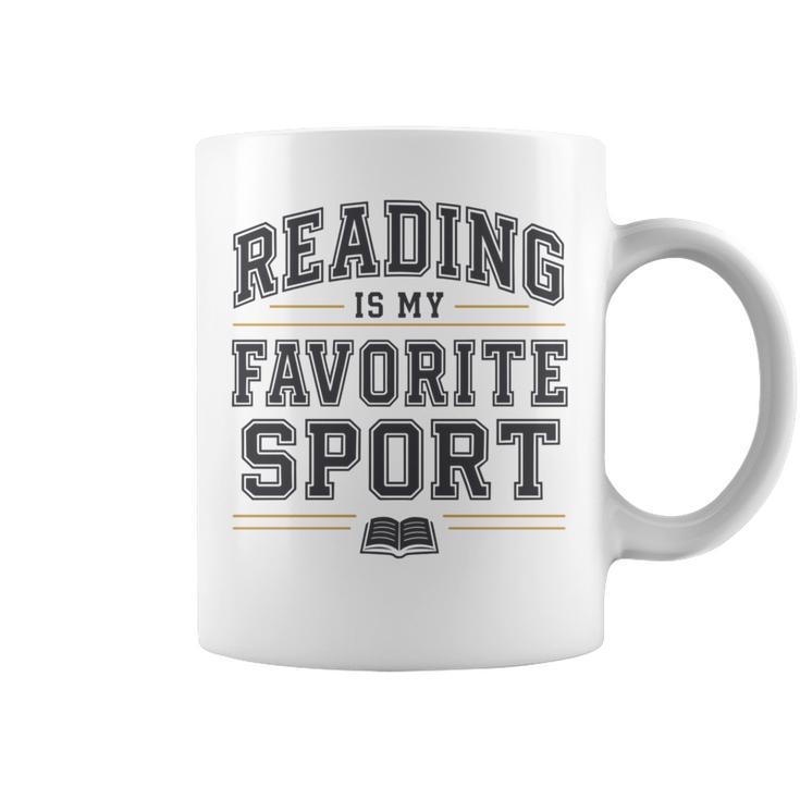 Reading Is My Favorite Sport Bookish Book Nerds Bookworms Graphic Print Coffee Mug Reading Is My Favorite Sport Bookish Book Nerds Bookworms Graphic Print Coffee Mug