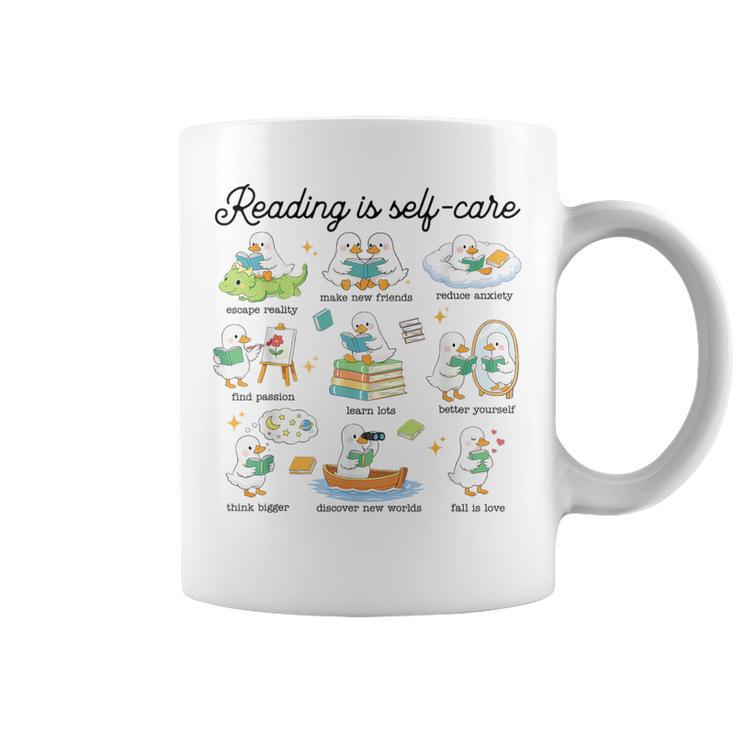 Reading Is Self Care Bookworm Reading Book Lovers Graphic Print Coffee Mug Reading Is Self Care Bookworm Reading Book Lovers Graphic Print Coffee Mug