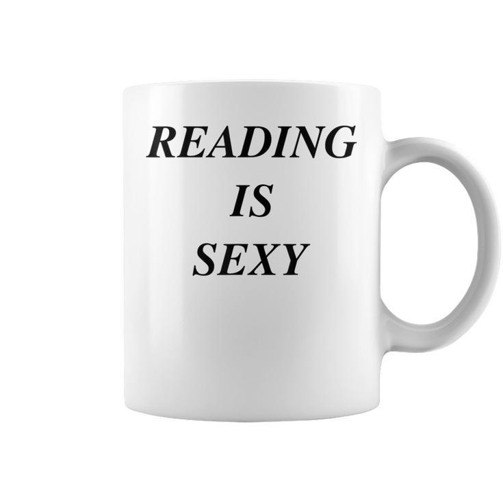 Reading Is Sexy Bookish Y2K Smart Hot Girl Book Lover Graphic Print Coffee Mug