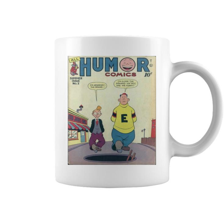 Retro Vintage Distressed Comic Book Humor Original Print Graphic Print Coffee Mug