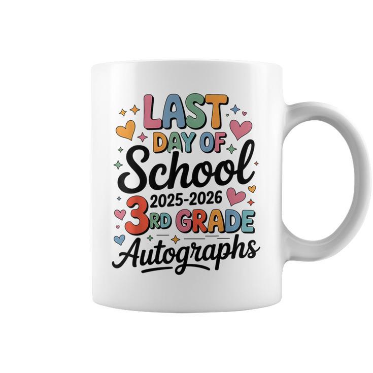 Sign My 3Rd Grade Last Day 2026 Autographs シグネチャーアート コーヒーマグ