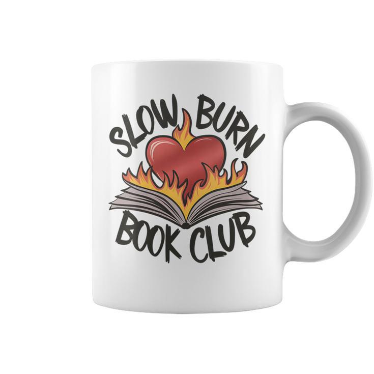 Slow Burn Book Club Romantasy Trope Smut Dark Romance Reader Graphic Print Coffee Mug