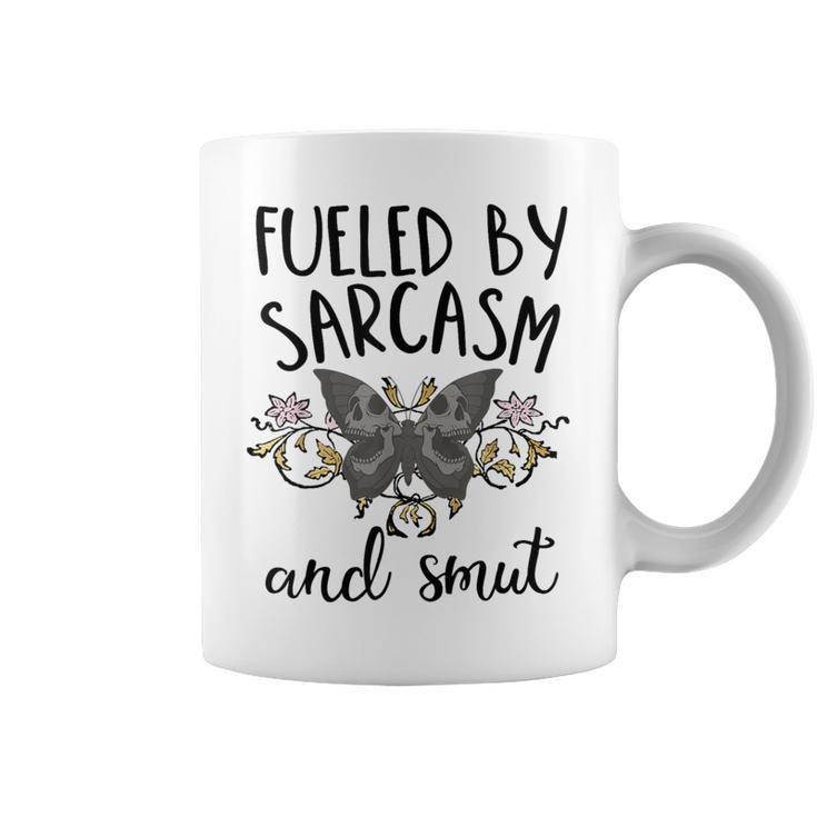 Smut And Sarcasm Women Sarcastic Romance Reader Smutty Books Graphic Print Coffee Mug