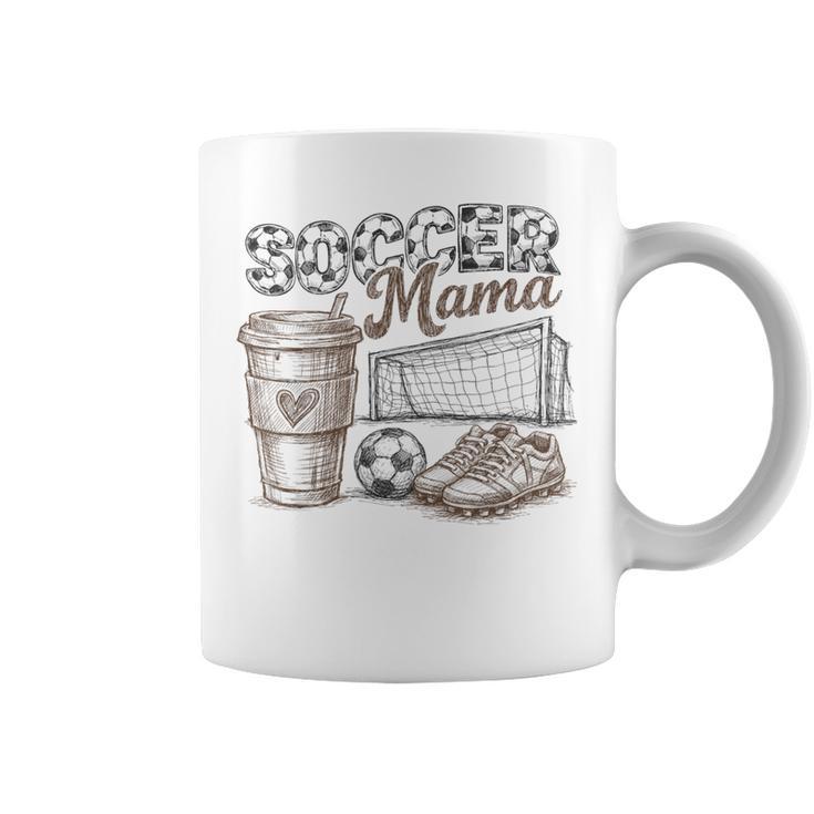 Soccer Mom Game Day Soccer Mama Graphic Women Coffee Mug
