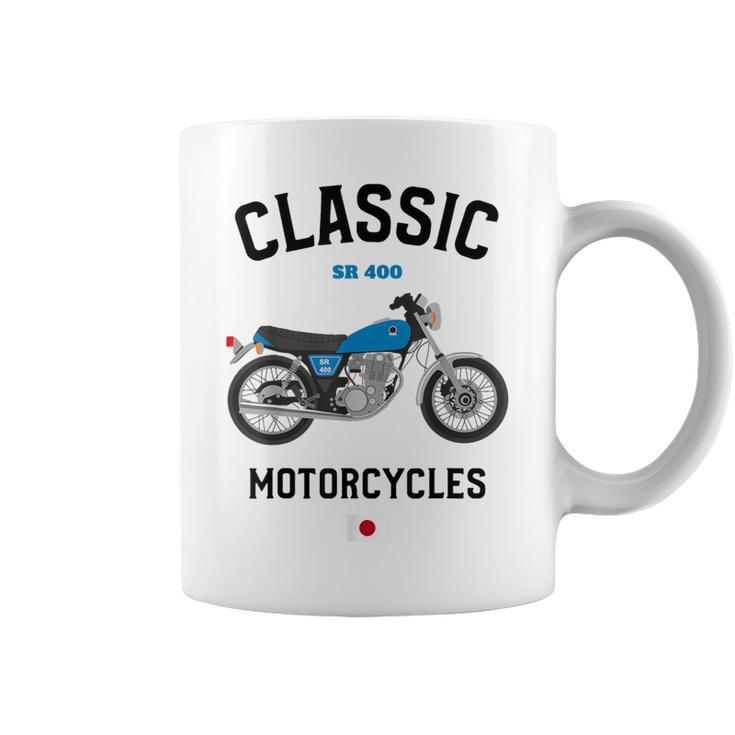 Sr 400 ブルー クラシックバイク モーターサイクリスト オートバイ コーヒーマグ