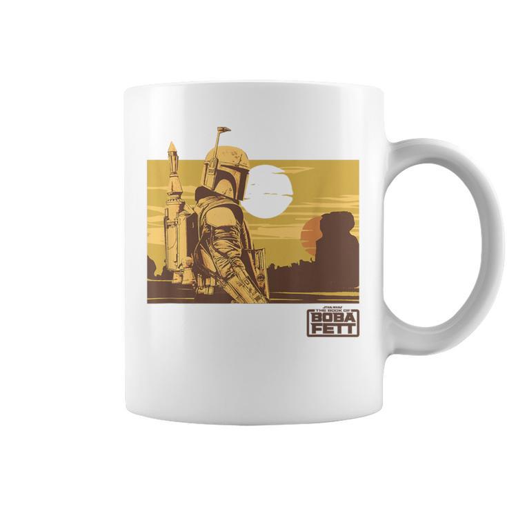 Star Wars The Book Of Boba Fett Landscape Silhouette Graphic Print Coffee Mug