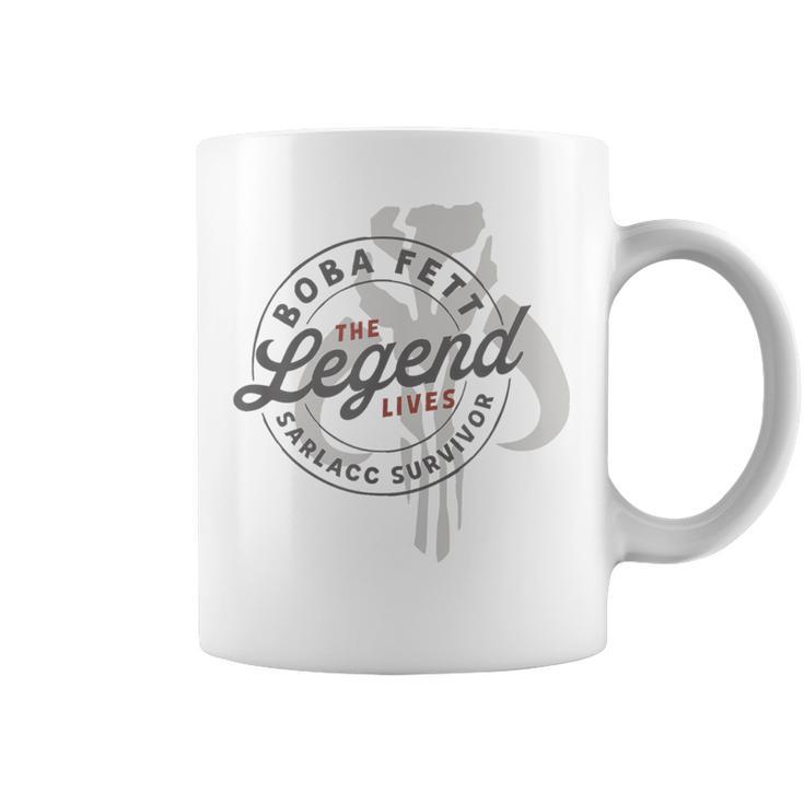 Star Wars The Book Of Boba Fett The Legend Lives Logo Graphic Print Coffee Mug