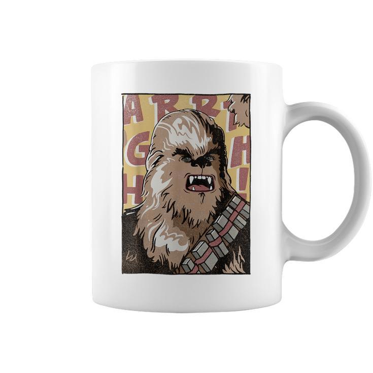 Star Wars Chewbacca Comic Book Character Portrait Graphic Print Coffee Mug